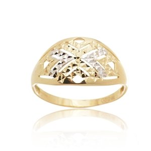 Dámský prsten ze žlutého zlata PR0630F + DÁREK ZDARMA