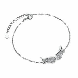 Klenoty Amber Stříbrný náramek - andělská křídla