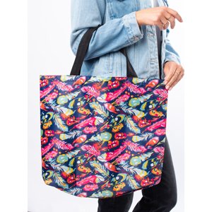 Barevná textilní shopper bag s potiskem - Shelovet TOR-987-12-N/FU Velikost: ONE SIZE