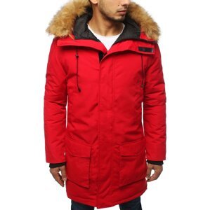 Pánská zimní bunda - červená tx2995 Velikost: XL