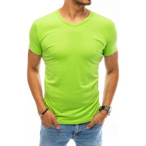 Zelené pánské tričko s výstřihem do V RX4556 Velikost: M