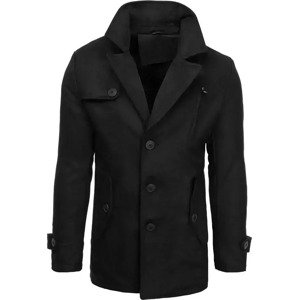Černý pánský kabát CX0440 Velikost: XL