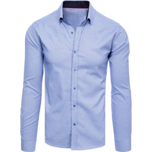 Světle modrá jednobarevná košile DX2568 Velikost: M