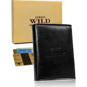 Černá pánská peněženka Always Wild A069 N4-SCR-3094 BLACK Velikost: ONE SIZE
