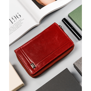 Rovicky Červená peněženka s RFID ochranou V084 CPR-008-BAR-6811 RED Velikost: ONE SIZE