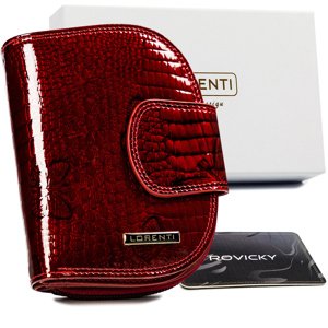 Lorenti Vínová peněženka oblého tvaru S117 LT-07-RSBF-0043 RED Velikost: ONE SIZE