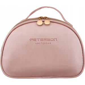Peterson rose gold prostorná kosmetická taška [DH] PTN KOS-DA-4 Velikost: ONE SIZE