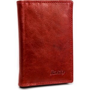 Rovicky® červená kožená peněženka RFID V024 N1912-RVTK RED Velikost: ONE SIZE