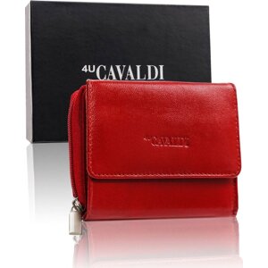 CAVALDI Menší peněženka - červená M090 RD-DB-09-GCL-7191 Velikost: ONE SIZE