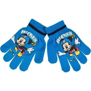 Mickey Mouse modré chlapecké rukavice Velikost: ONE SIZE