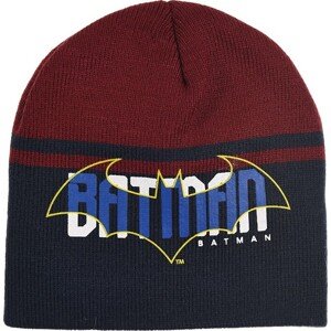 Batman vínovo-modrá chlapecká čepice Velikost: 54