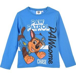 Modré chlapecké tričko Paw Patrol - Chase s dlouhým rukávem Velikost: 104