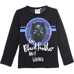 Black Panther černé chlapecké tričko Velikost: 128
