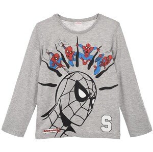 Spider-man šedé tričko s dlouhým rukávem Velikost: 98