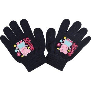 Peppa Pig tmavě modré dívčí rukavice Velikost: ONE SIZE