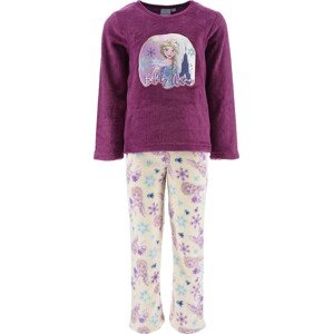 Frozen fialové fleecové dívčí pyžamo Velikost: 104