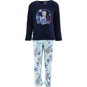 Frozen tmavě modré fleecové dívčí pyžamo Velikost: 104