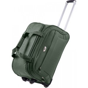 Tmavě zelená cestovní taška na kolečkách vel. M C1109,  Wings M, Green Velikost: M