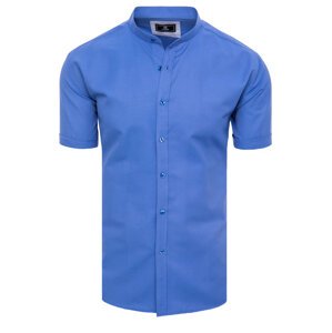 Modrá košile s krátkým rukávem KX1001 Velikost: L