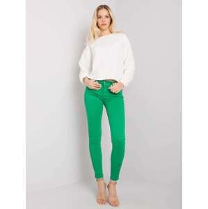Světle zelené dámské skinny kalhoty RS-SP-77302.55P-green Velikost: 36