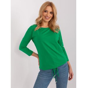 Zelené tričko s 3/4 rukávem RV-BZ-4691.49-green Velikost: M