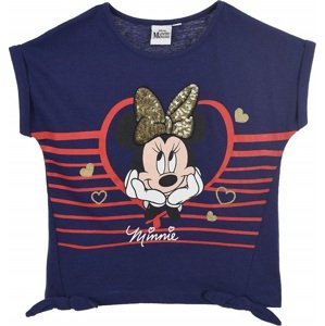 Tmavě modré dívčí tričko Minnie Mouse Disney Velikost: 116