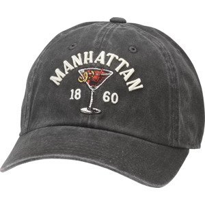 ČERNÁ KŠILTOVKA AMERICAN NEEDLE ARCHIVE COCKTAIL MANHATTAN CAP SMU714A-MANHAT Velikost: ONE SIZE