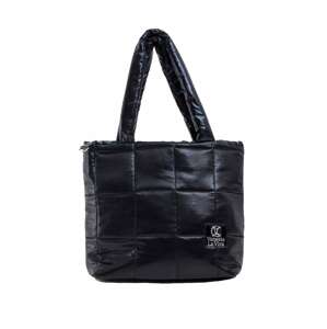 Černá lesklá prošívaná shopper bag OW-TR-1080-black Velikost: ONE SIZE