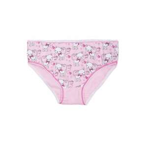 Růžové dívčí kalhotky s potisky kočiček a srdíček -BR-MT-6835-pink Velikost: 122/128