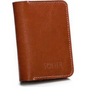 Elegantní pánská peněženka značky SOLIER SW16 BROWN Velikost: ONE SIZE