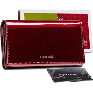 Peterson Vínová velká peněženka Y028 PTN BC-411-2124 RED Velikost: ONE SIZE