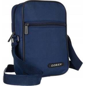 Loren Tmavě modrá textilní messenger taška [DH] S01-600D-LOREN Velikost: ONE SIZE