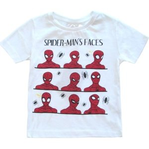 Spider Man - chlapecké bílé tričko Velikost: 116/122