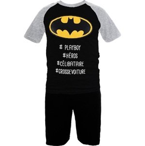 Černo-šedé krátké chlapecké pyžamo Batman Velikost: XL