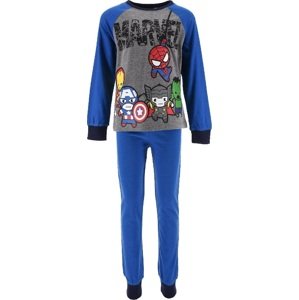 Modro-šedé chlapecké dlouhé pyžamo Marvel Avengers Velikost: 116