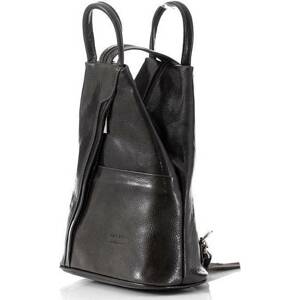 Módní dámský černý batoh MORENA CLASSIC Pl2a Velikost: ONE SIZE