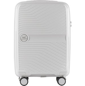 Bílý odolný kufr vel. S LAPWING DQ181-04, Wings S Cabin Suitcase,White Velikost: S