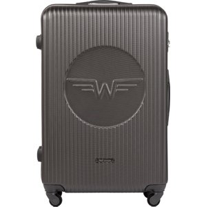 Tmavě šedý skořepinový kufr vel. L SWALLOW SWL01, Wings L Large Suitcase, Dark Grey Velikost: L