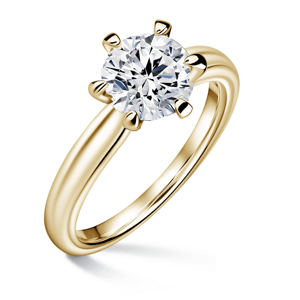 Florence | Zásnubní prsten se středovým diamantem 1.310ct, žluté zlato 49