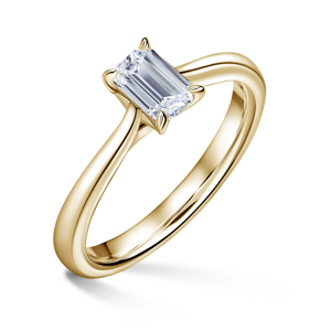 Arlene | Zásnubní prsten se středovým diamantem 0.7ct, žluté zlato 46