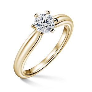 Florence | Zásnubní prsten se středovým diamantem 0.500ct, žluté zlato 46